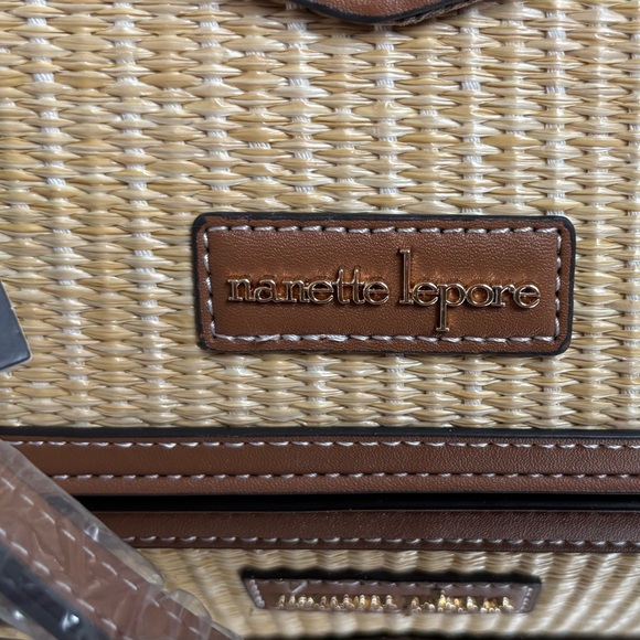 Nanette Lepore Tan and Brown Clutch - Picture 3 of 6